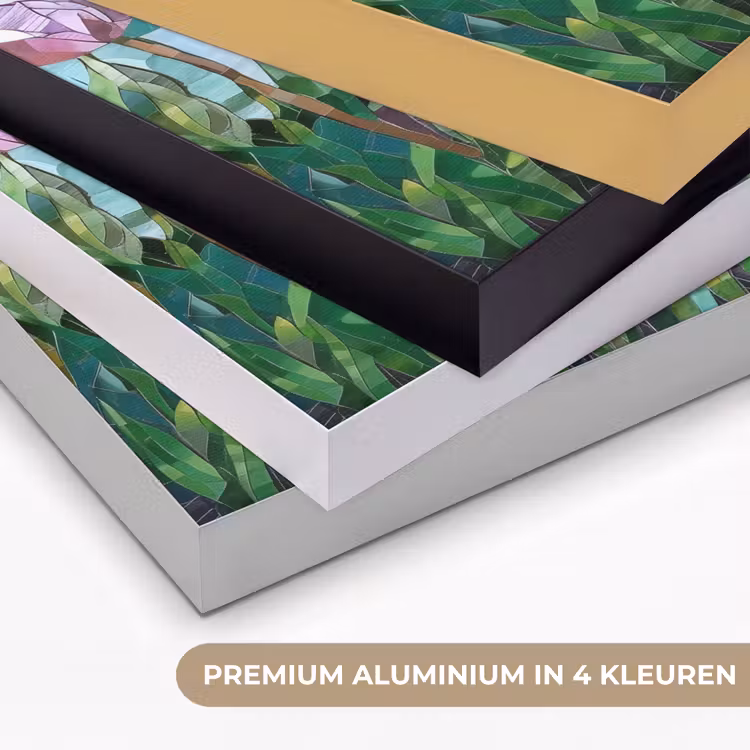 Art Frame - Mozaïek - Veld - Tulpen - Kleurrijk — 2
