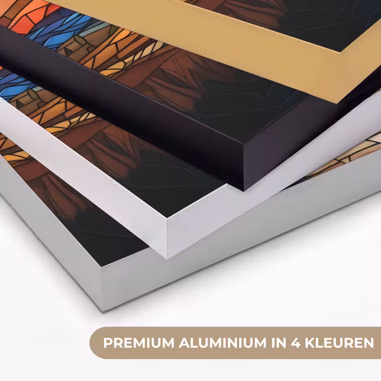 Art Frame - Mozaïek - Zon - Landschap - Dorp — 2