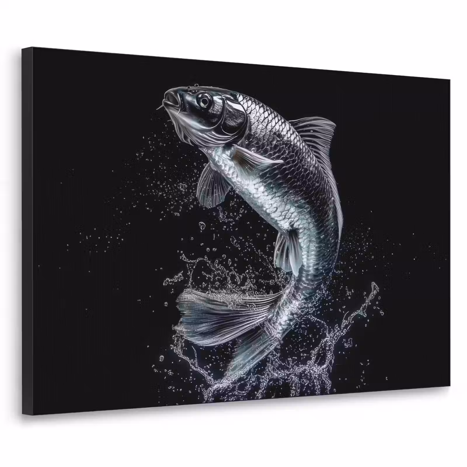 Art Frame - Vis - Koi - Zwart - Water — 1