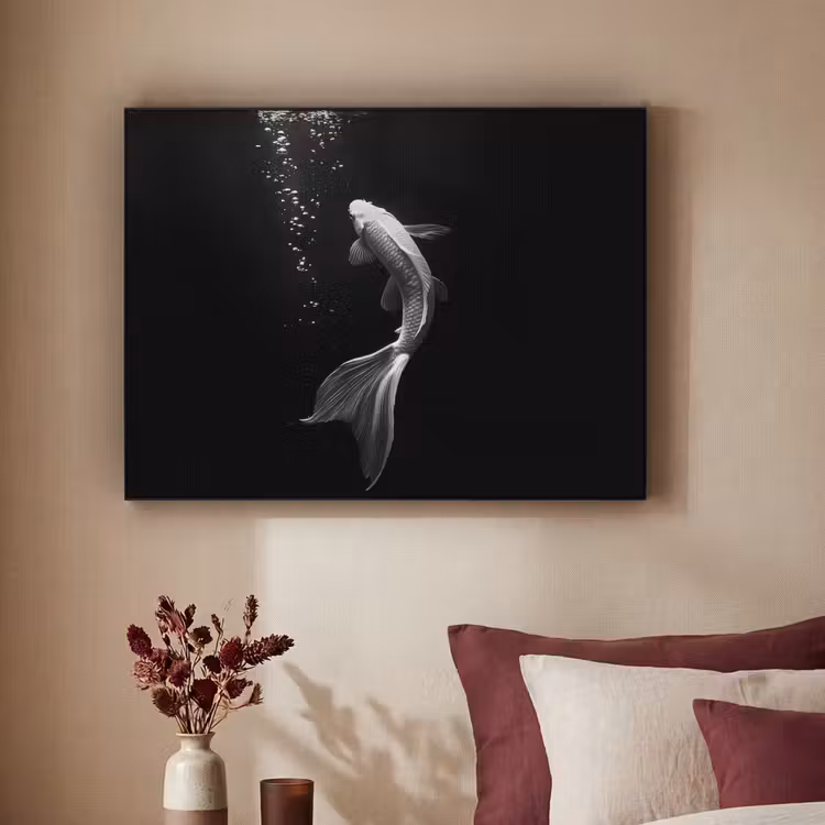 Art Frame - Koi - Vis - Wit - Zwart — 3
