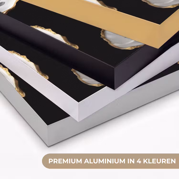Art Frame - Oesters - Zwart - Vissen - Goud — 2