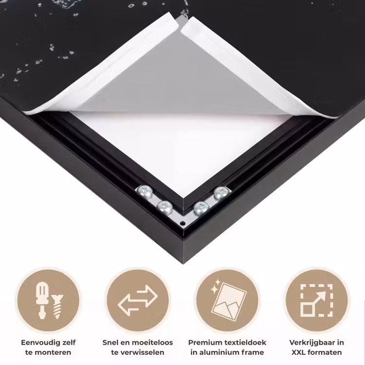 Art Frame - Vis - Koi - Zwart - Water — 4