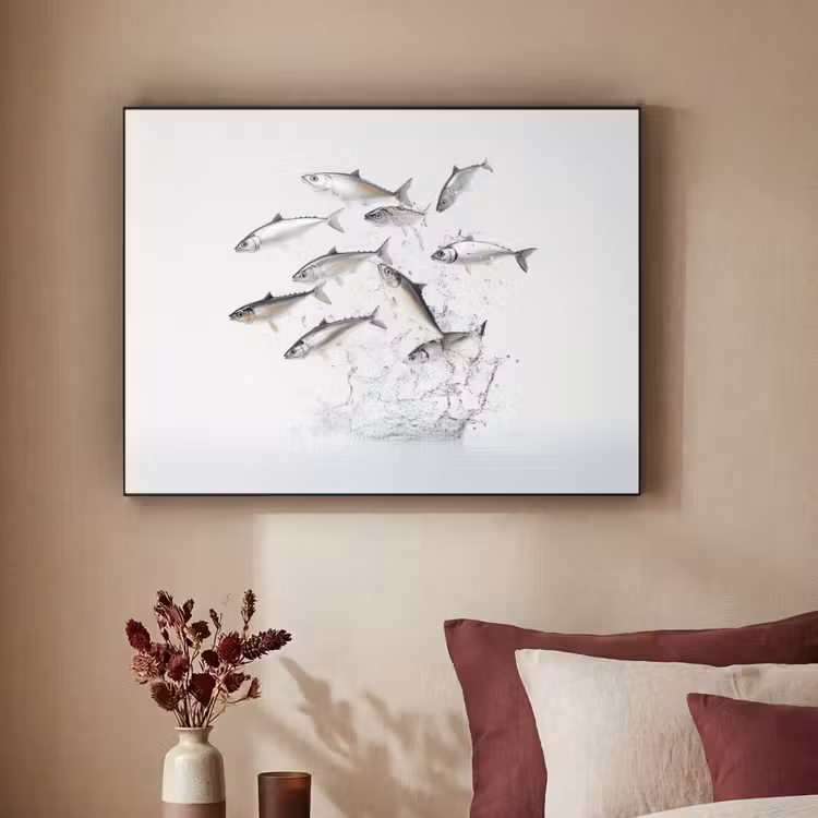 Art Frame - Vissen - Water - Wit — 3
