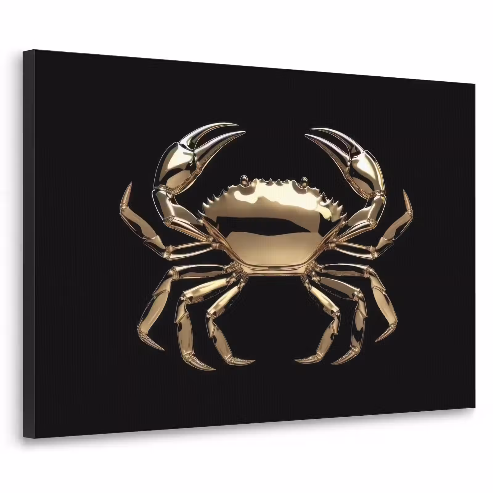 Art Frame - Goud - Krab - Dieren - Zwart — 1