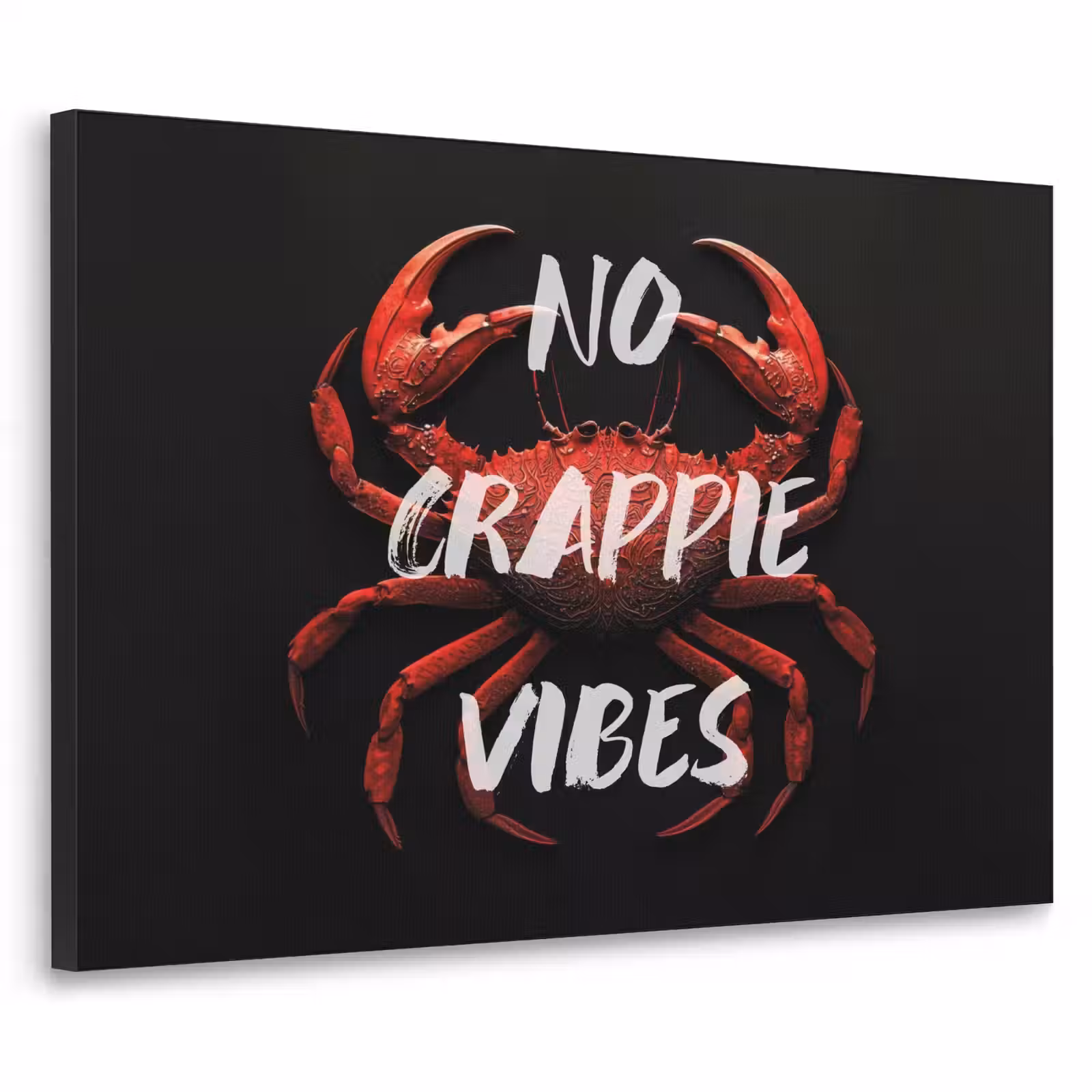 Art Frame - Krab - Rood - Tekst - Zwart — 1