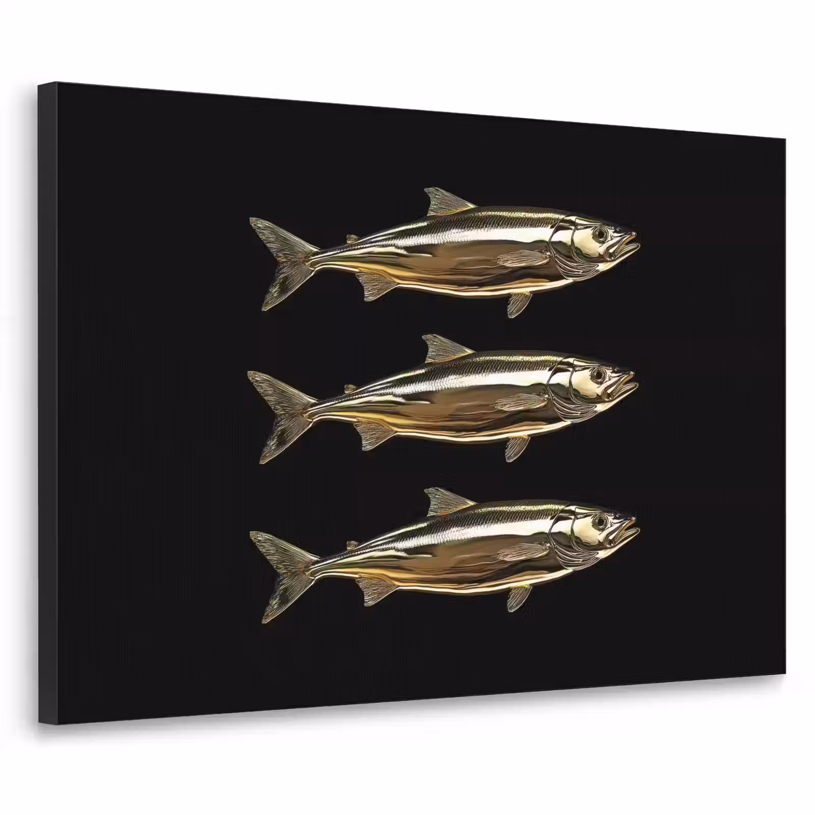 Art Frame - Vissen - Goud - Zwart — 1