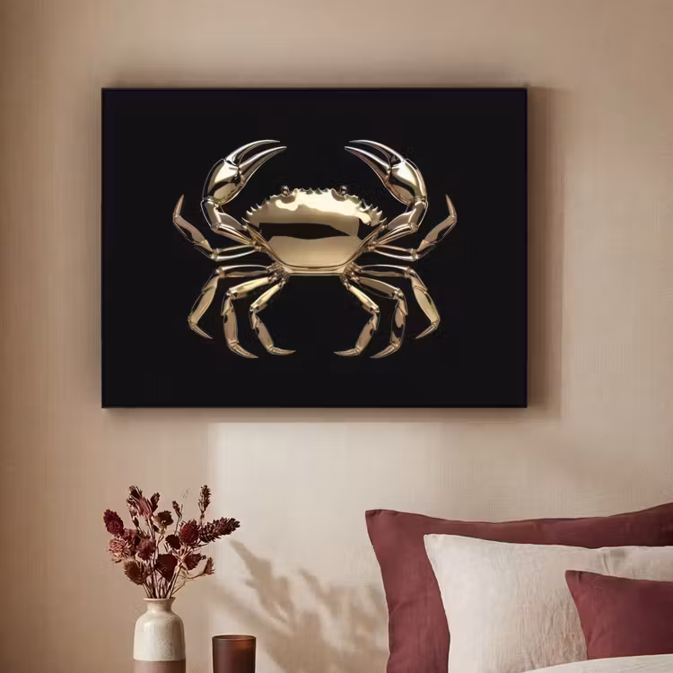 Art Frame - Goud - Krab - Dieren - Zwart — 3