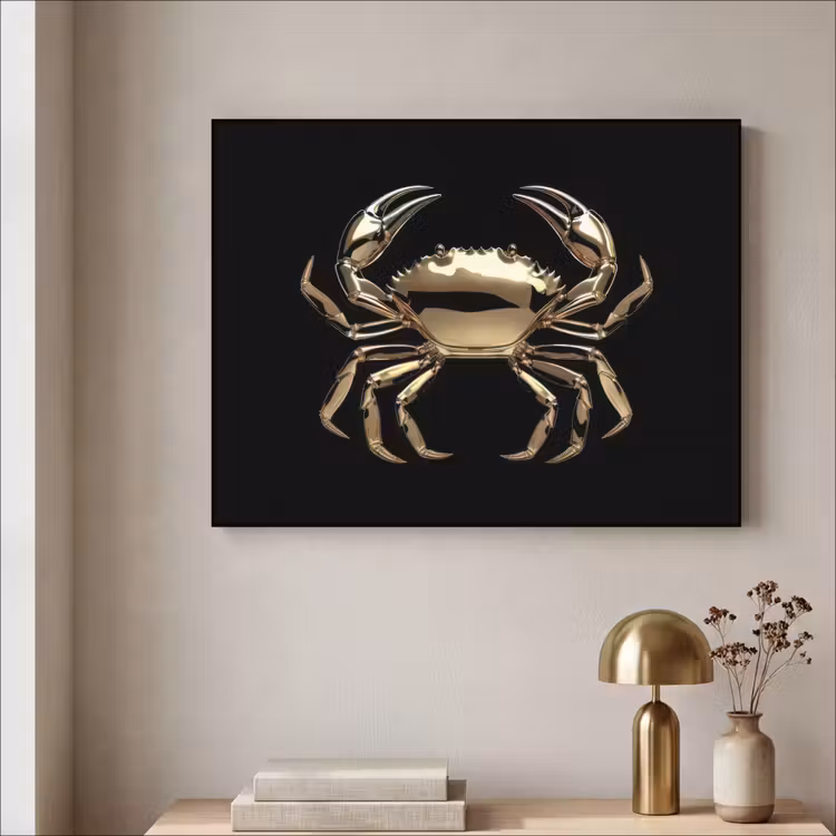 Art Frame - Goud - Krab - Dieren - Zwart — 5