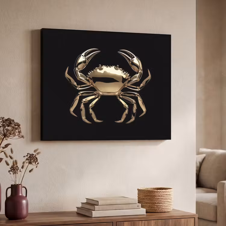 Art Frame - Goud - Krab - Dieren - Zwart — 7