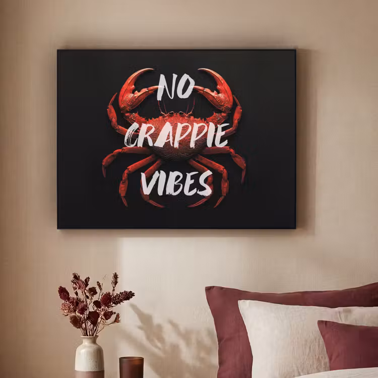 Art Frame - Krab - Rood - Tekst - Zwart — 3