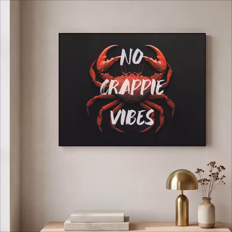 Art Frame - Krab - Rood - Tekst - Zwart — 5