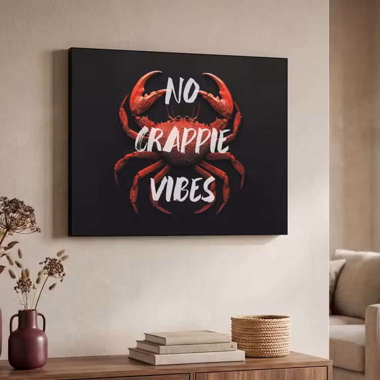 Art Frame - Krab - Rood - Tekst - Zwart — 7