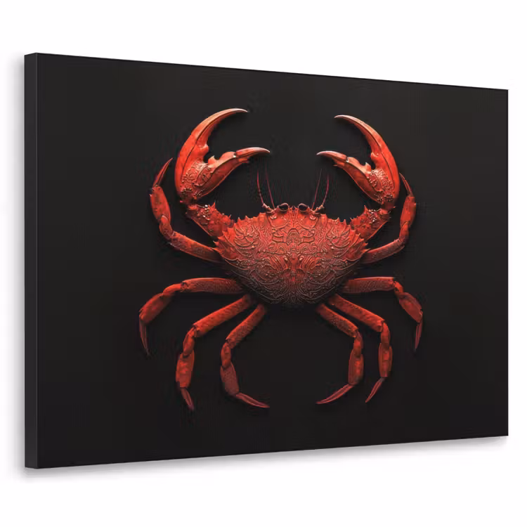 Art Frame - Krab - Rood - Vissen - Schaaldieren — 1