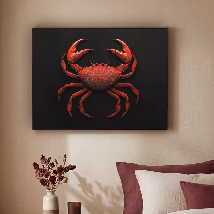 Art Frame - Krab - Rood - Vissen - Schaaldieren — 3