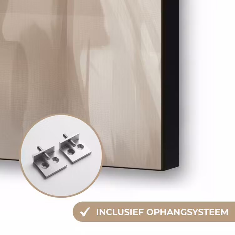 Art Frame - Bloem - Beige - Verf - Schaduw — 6