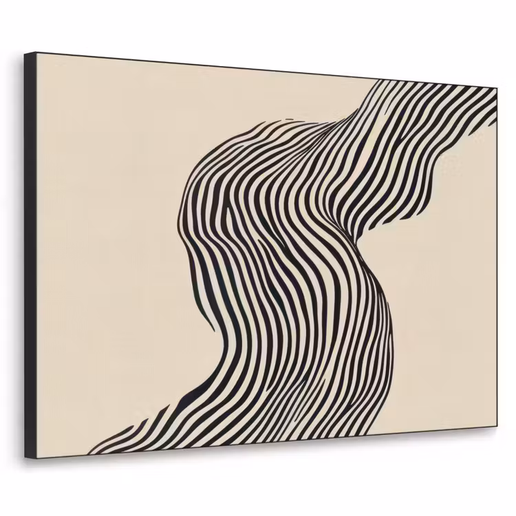 Art Frame - Golvend - Lijnen - Abstract - Silhouet — 1