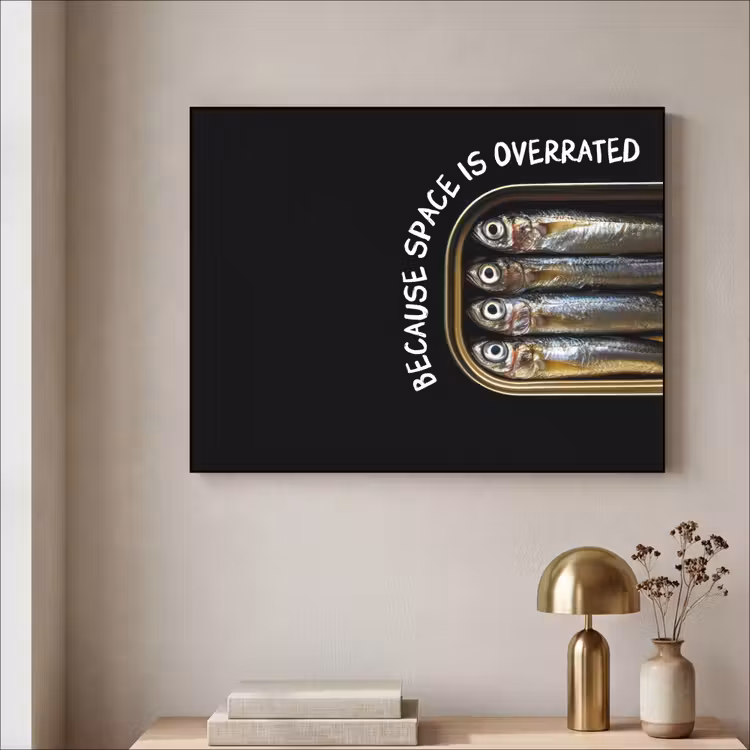 Art Frame - Sardines - Tekst - Vis - Blik — 5