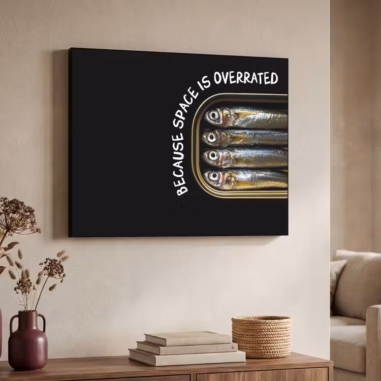 Art Frame - Sardines - Tekst - Vis - Blik — 7