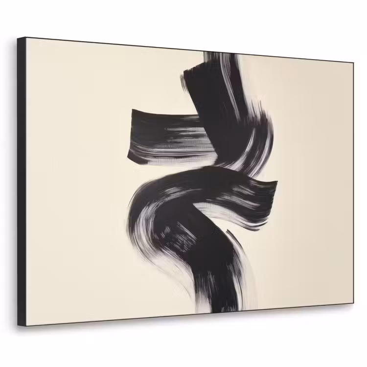 Art Frame - Strepen - Zwart - Abstract — 1