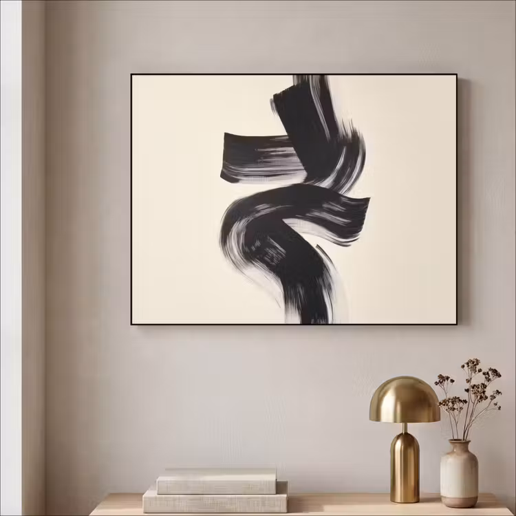 Art Frame - Strepen - Zwart - Abstract — 5