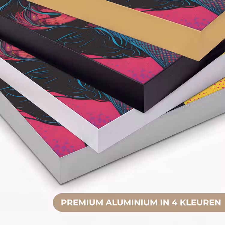 Art Frame - Close-up - Vrouwengezicht - Stippen - Geel — 2