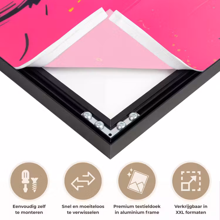 Art Frame - Kat - Art - Zonnebril - Roze — 4