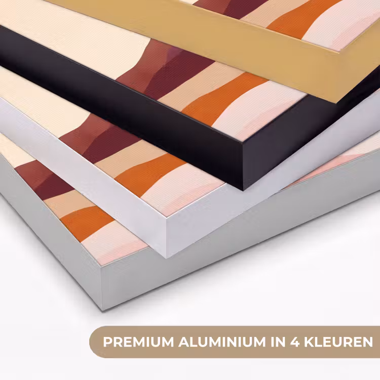 Art Frame - Palmbomen - Abstract - Zon - Heuvels — 2
