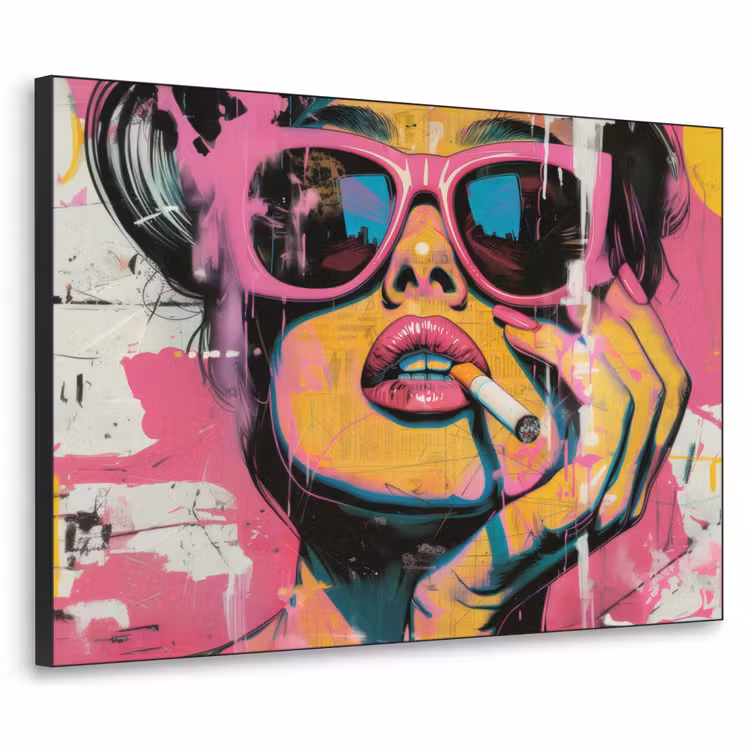 Art Frame - Portret - Vrouw - Abstract - Zonnebril — 1