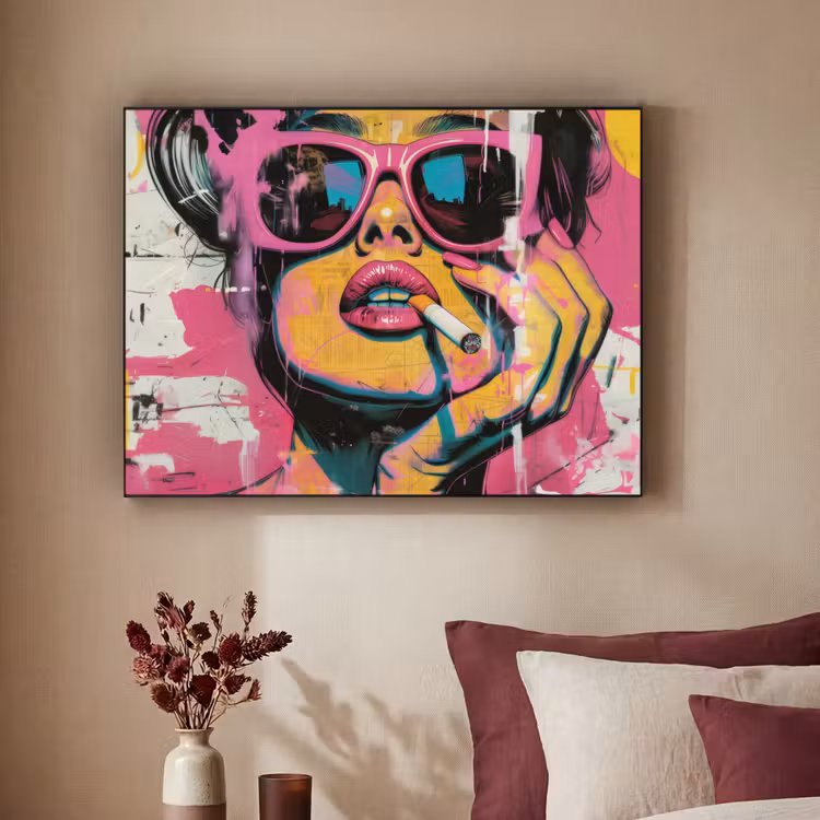 Art Frame - Portret - Vrouw - Abstract - Zonnebril — 3