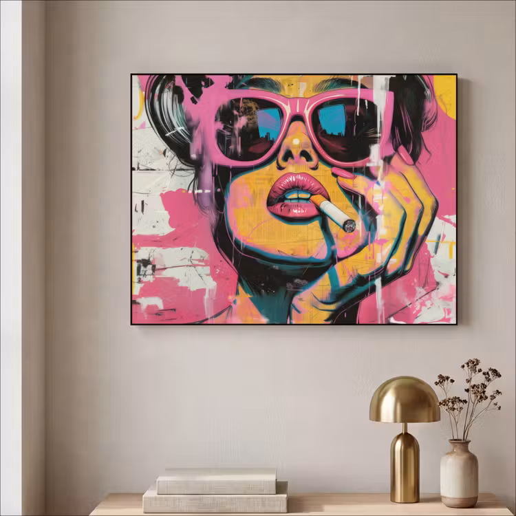 Art Frame - Portret - Vrouw - Abstract - Zonnebril — 5