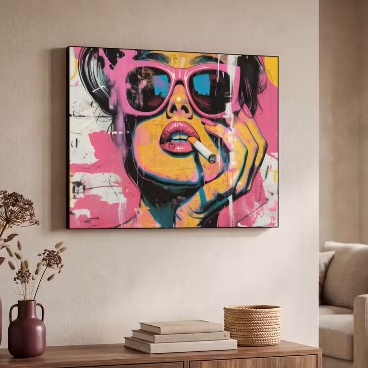 Art Frame - Portret - Vrouw - Abstract - Zonnebril — 7