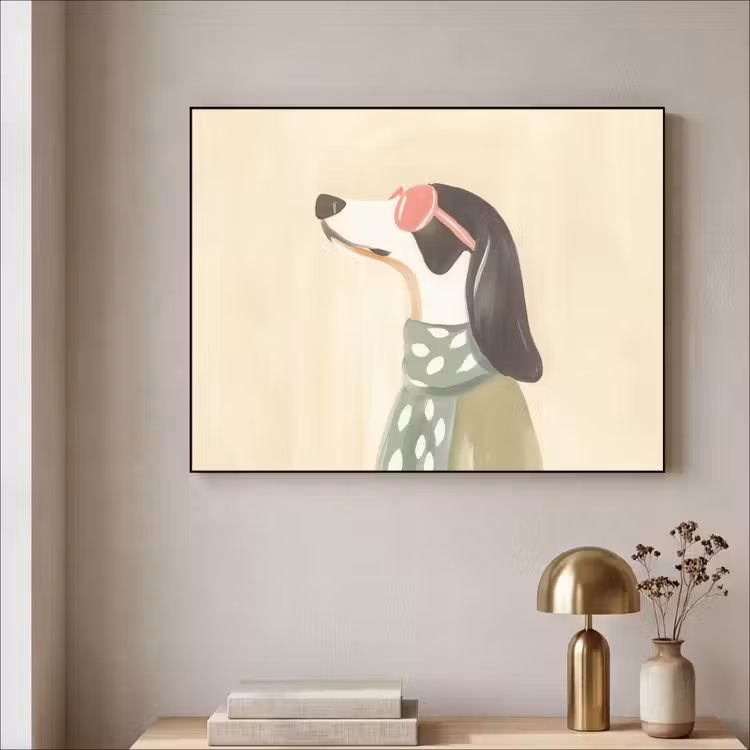 Art Frame - Hond - Zonnebril - Sjaal — 5