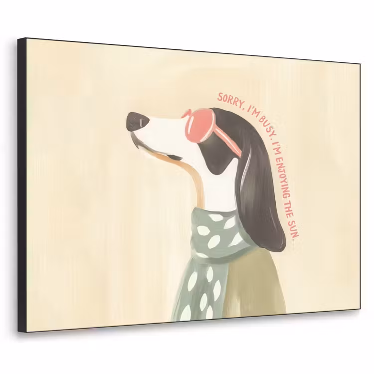 Art Frame - Quote - Hond - Zonnebril — 1