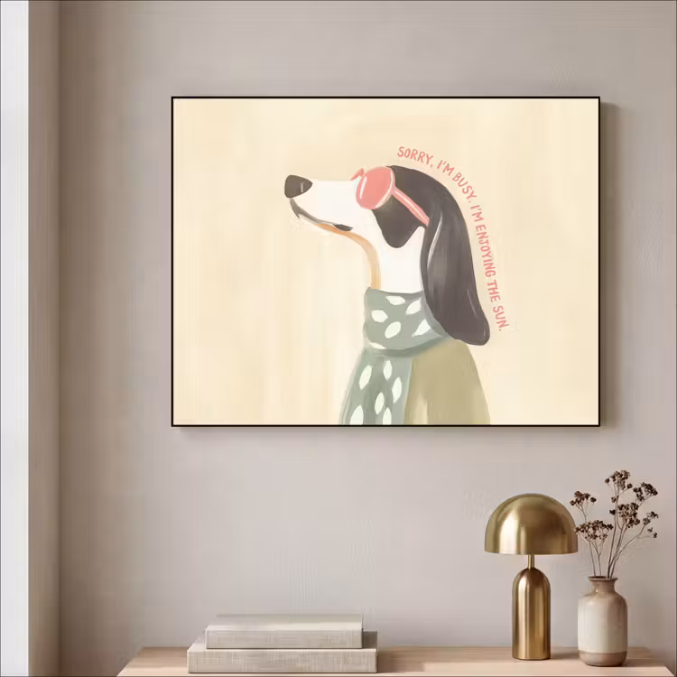 Art Frame - Quote - Hond - Zonnebril — 5