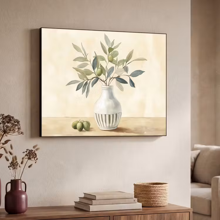 Art Frame - Vaas - Keramiek - Olijftakken — 7
