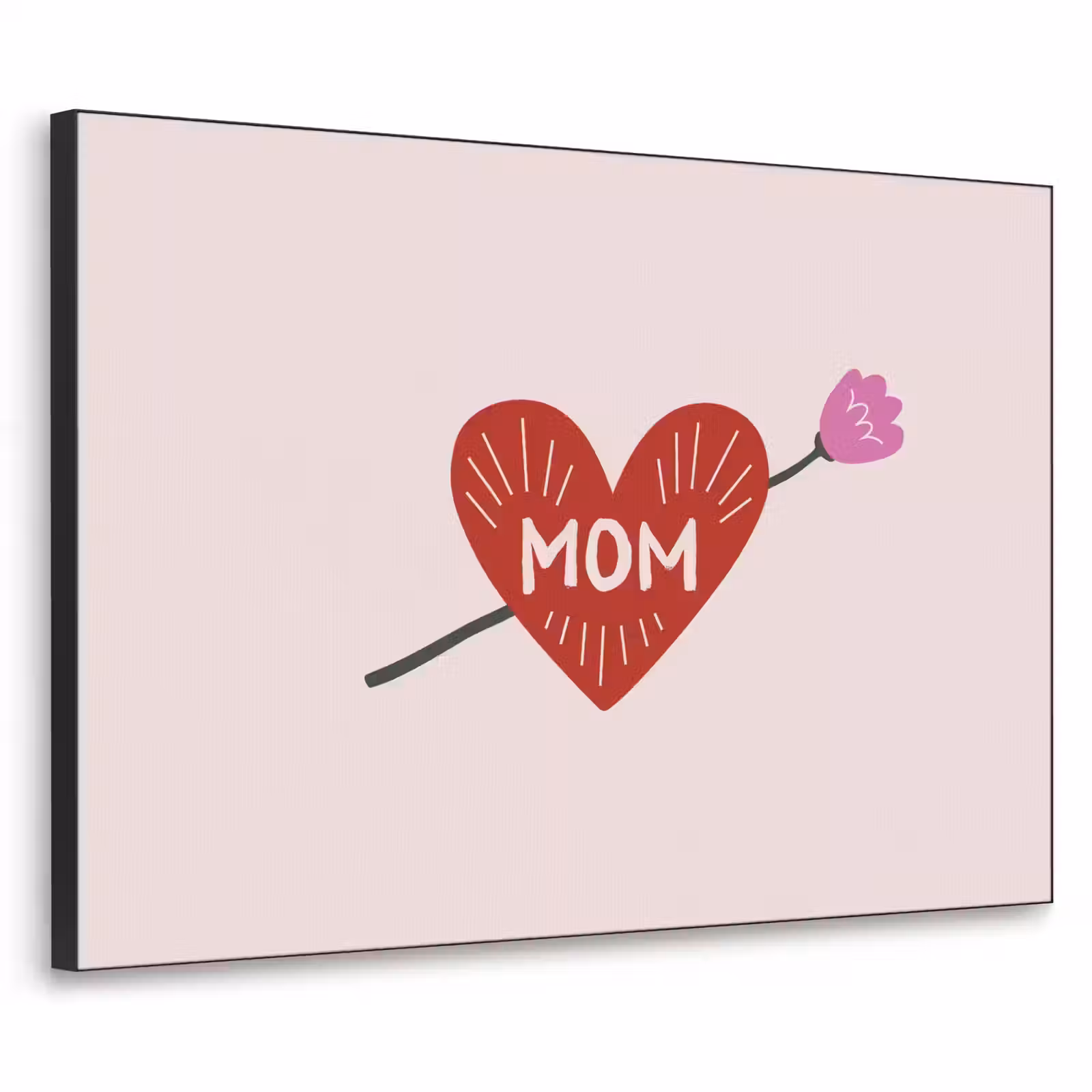 Art Frame - Hart - Rood - Bloem - Moeder — 1
