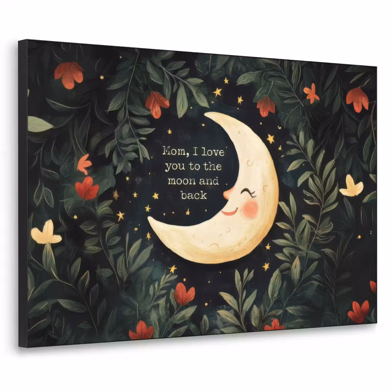 Art Frame - Maan - Quote - Bloemen - Sterren — 1