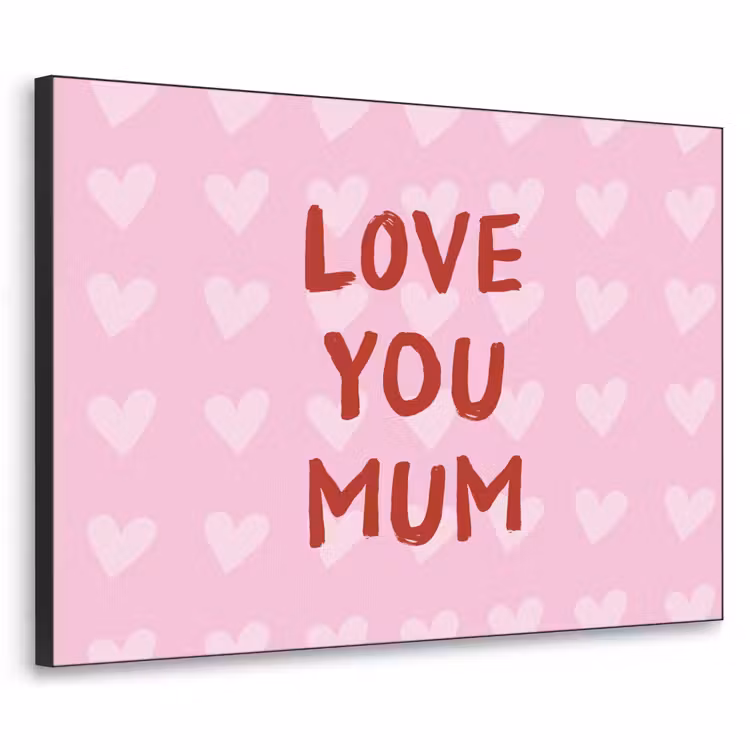 Art Frame - Love - Quote - Moeder - Rood — 1
