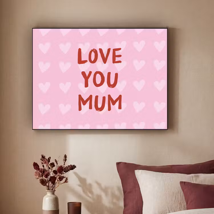 Art Frame - Love - Quote - Moeder - Rood — 3