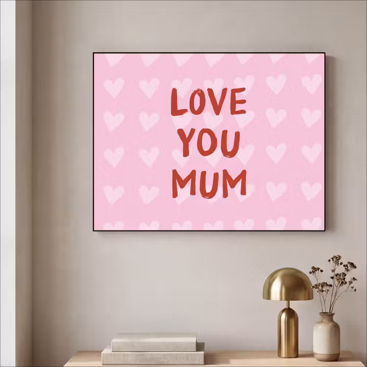 Art Frame - Love - Quote - Moeder - Rood — 5