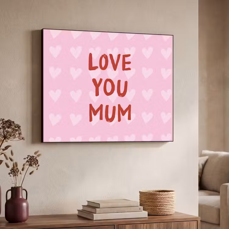 Art Frame - Love - Quote - Moeder - Rood — 7