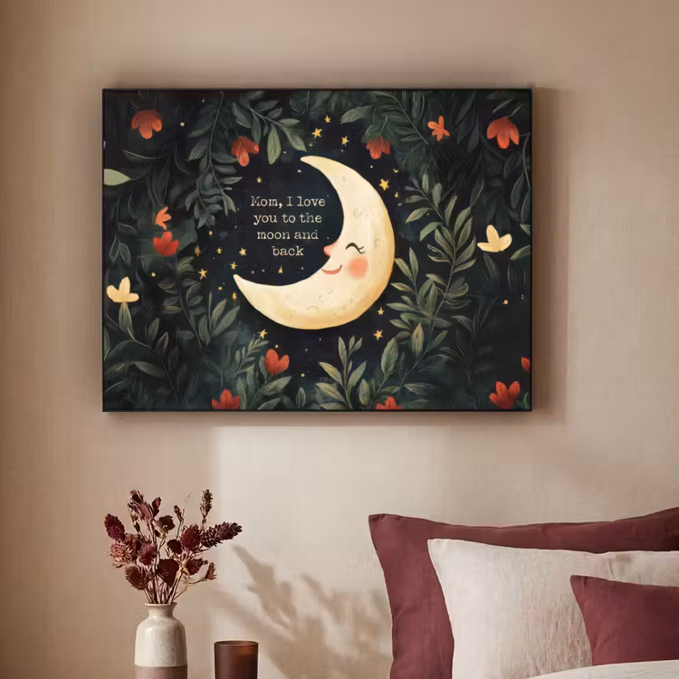 Art Frame - Maan - Quote - Bloemen - Sterren — 3