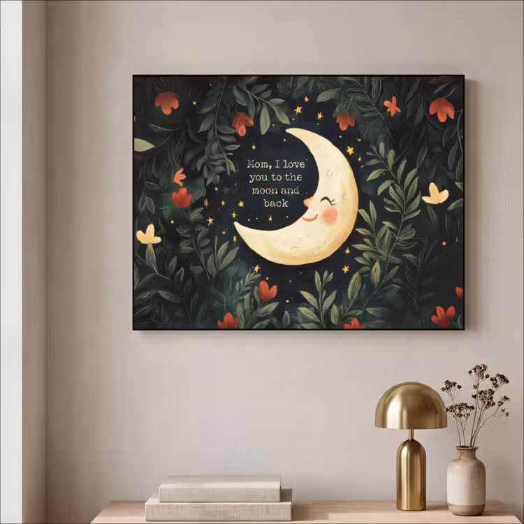 Art Frame - Maan - Quote - Bloemen - Sterren — 5