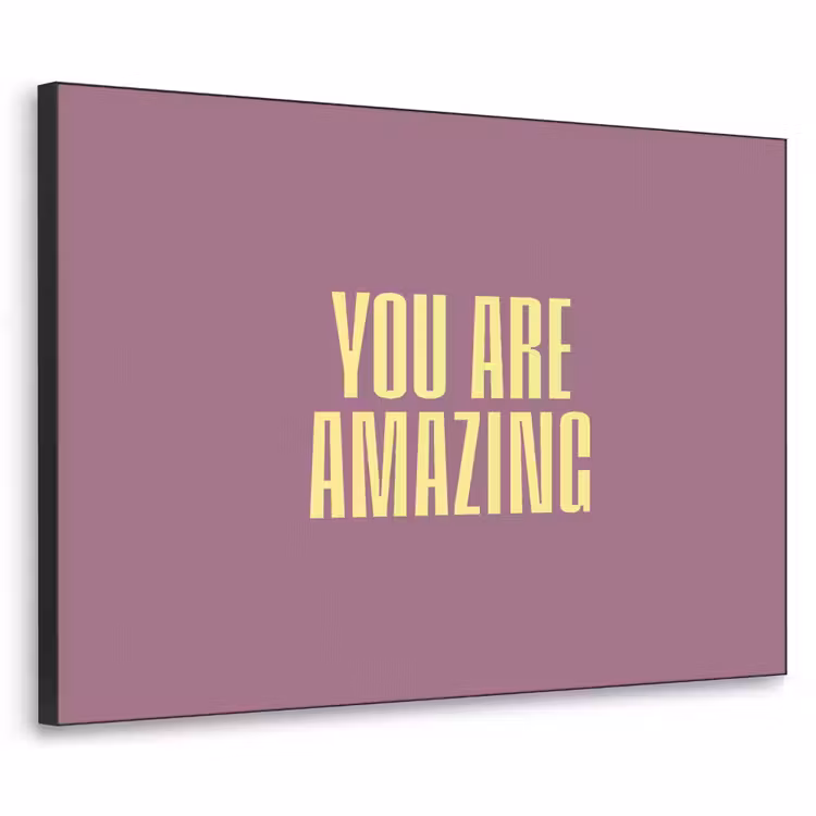 Art Frame - Tekst - Paars - Amazing — 1