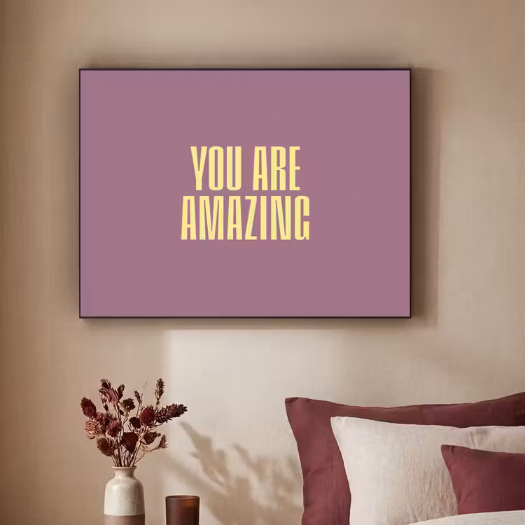 Art Frame - Tekst - Paars - Amazing — 3