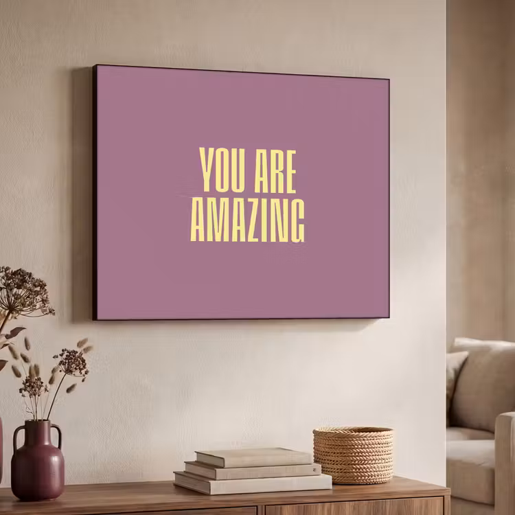 Art Frame - Tekst - Paars - Amazing — 7