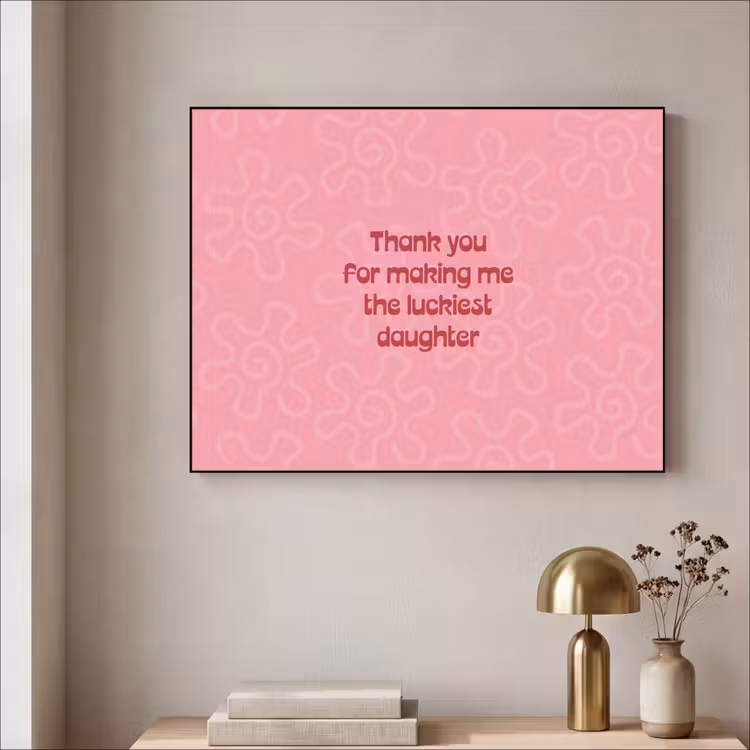 Art Frame - Tekst - Rood - Moederdag — 5
