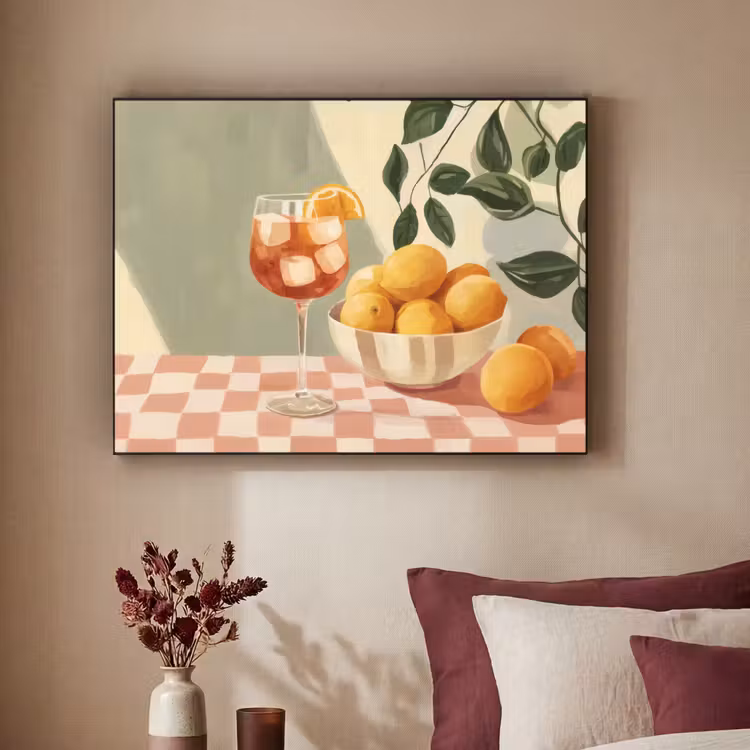 Art Frame - Citroenen - Glas - Tafelkleed - Geblokt — 3