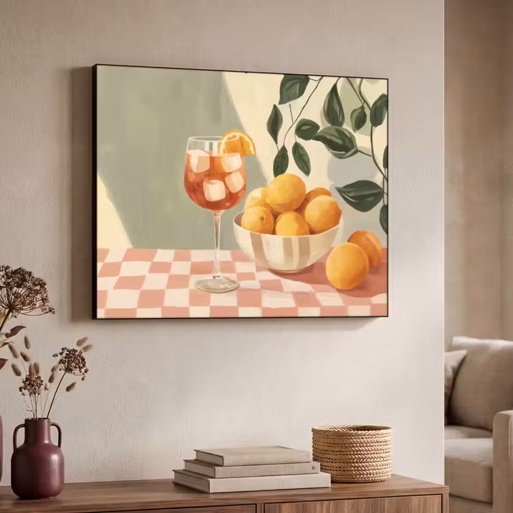 Art Frame - Citroenen - Glas - Tafelkleed - Geblokt — 7