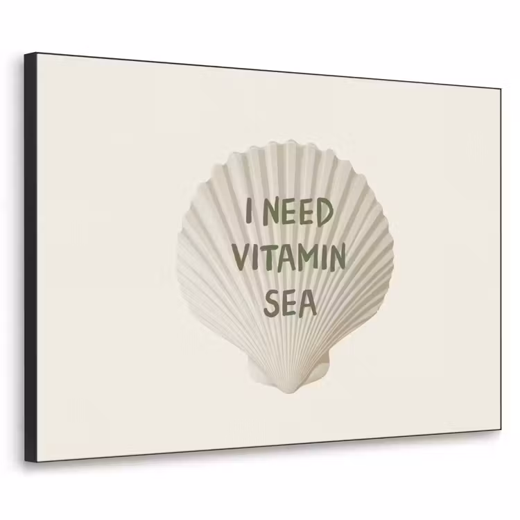 Art Frame - Schelp - Quote - Groen — 1